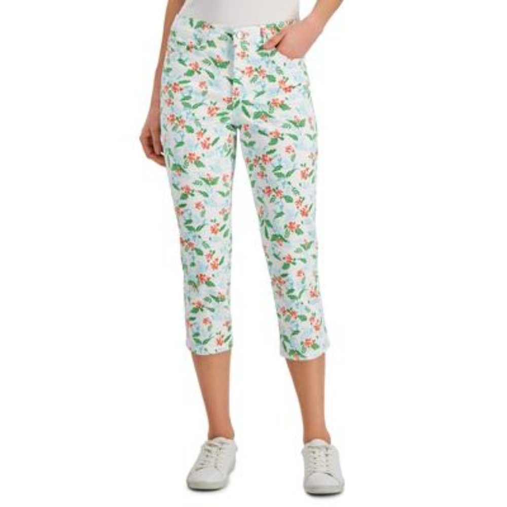 Charter Club Tropical Toucan Capri Pants